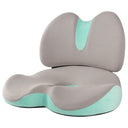 Memory Foam Lumbar Support Pillow and Cooling Gel Seat Cushion Set