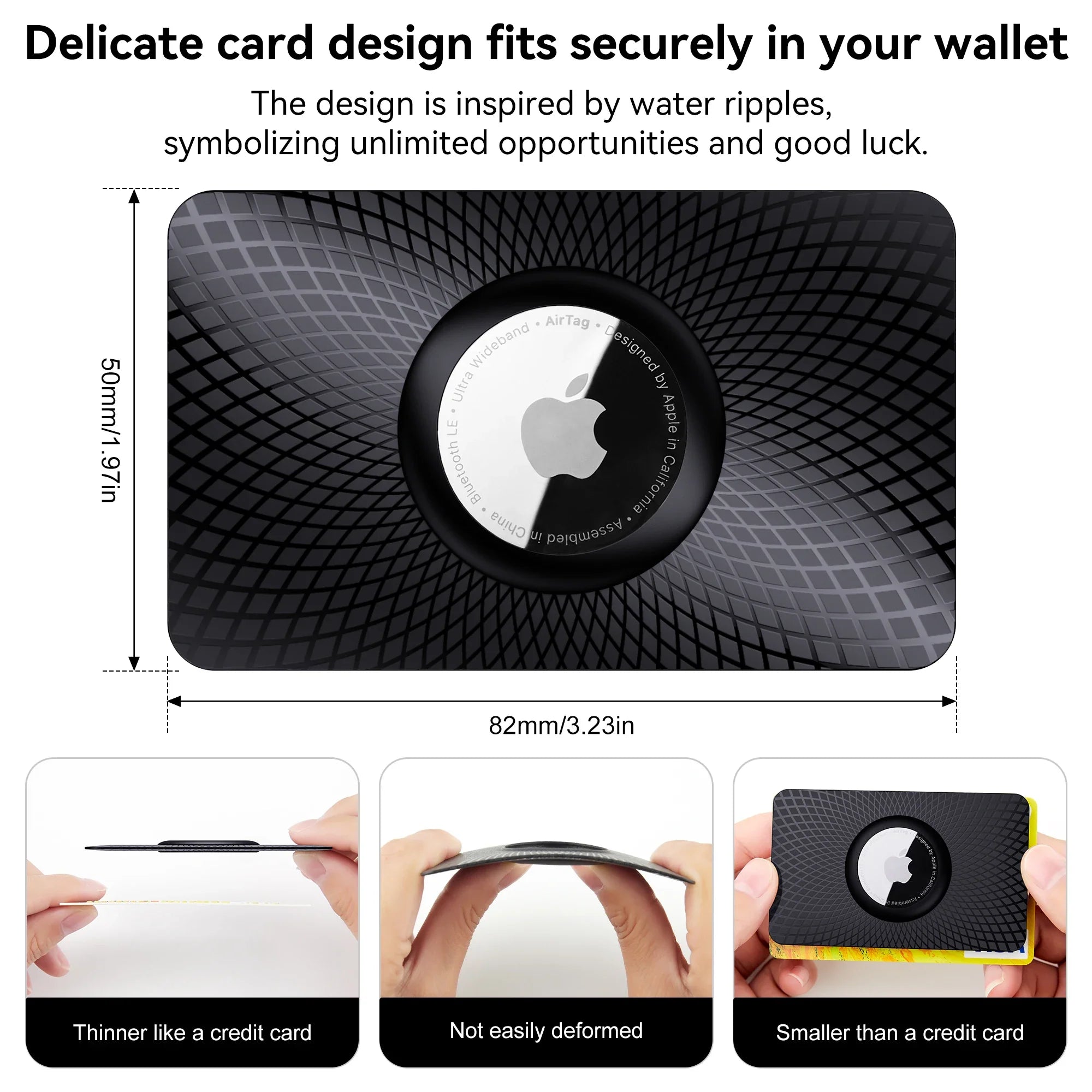 Apple Airtag Wallet Case: Secure GPS Tracker Holder for Valuables  ourlum.com   