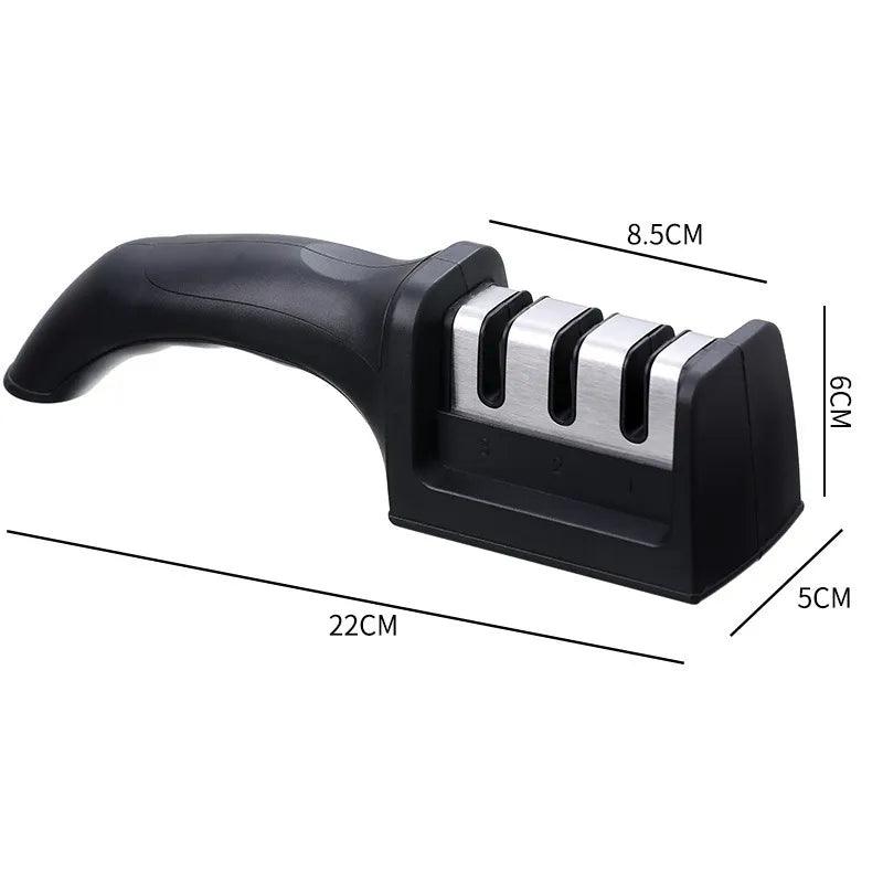 Knife Sharpener: Effortless Kitchen Gadget for Razor-Sharp Knives  ourlum.com   