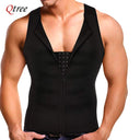 Qtree Men Compression Shirt for Slimming Tummy Control Girdle