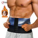 Qtree Mens Abdomen Reducer Fitness Sweat Trimmer Belt