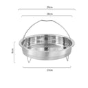 Stainless Steel Steamer Basket for Rice and Vegetables Cooking