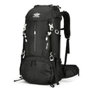 50L Hiking Backpack Waterproof Camping Pack with Shoe Compartment