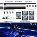 Streamer Car Ambient Lights Customizable RGB LED Symphony