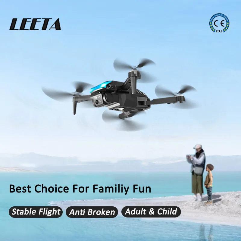 LEETA Drone: Elevate Your Aerial Photography with 4K Dual Lens  ourlum.com   