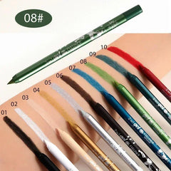 Dual Gel Pencil: Waterproof Eyeliner Lip Liner for Eyes & Lips