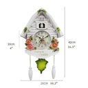 Cuckoo Clock Bird House Wall Decor Pendulum Alarm Watch: Musical Nordic Theme, Premium Quality, Unique Design, Silent Movement.  ourlum.com   