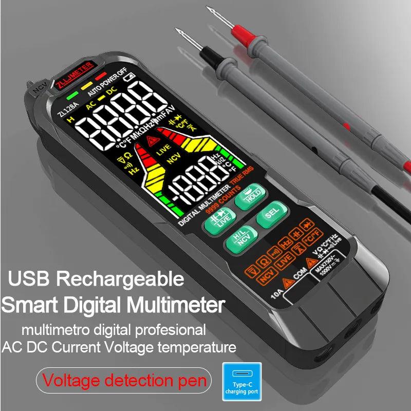 USB Smart Multimeter Voltage Detector Pen Capacitance Tester  ourlum.com   