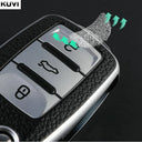 Tpu Leather Car Key Case Full Cover For VW Models Accessory