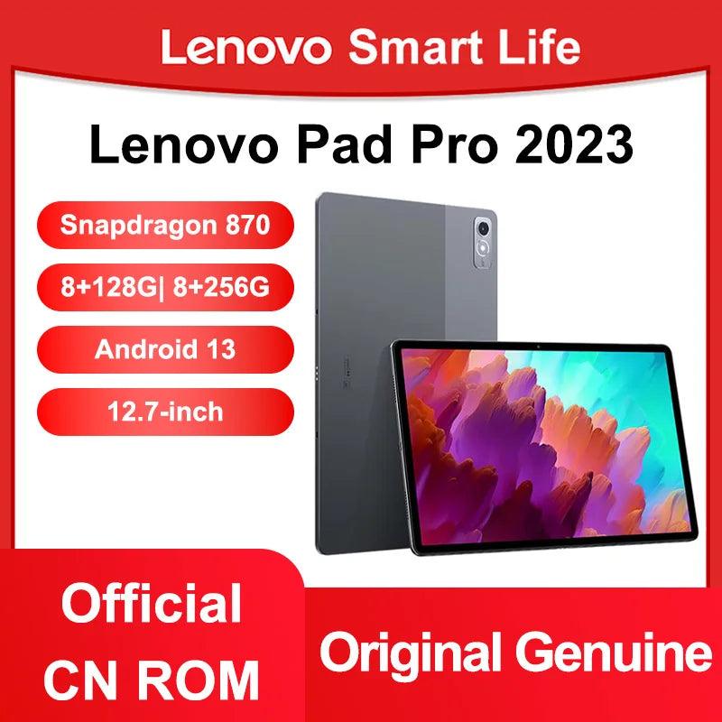 New Product Original Lenovo Xiaoxin Pad Pro 12.7 2023 Snapdragon 870 2944×1840 144Hz 8G+128G/256G 10200mAh Face Recognition  ourlum.com   