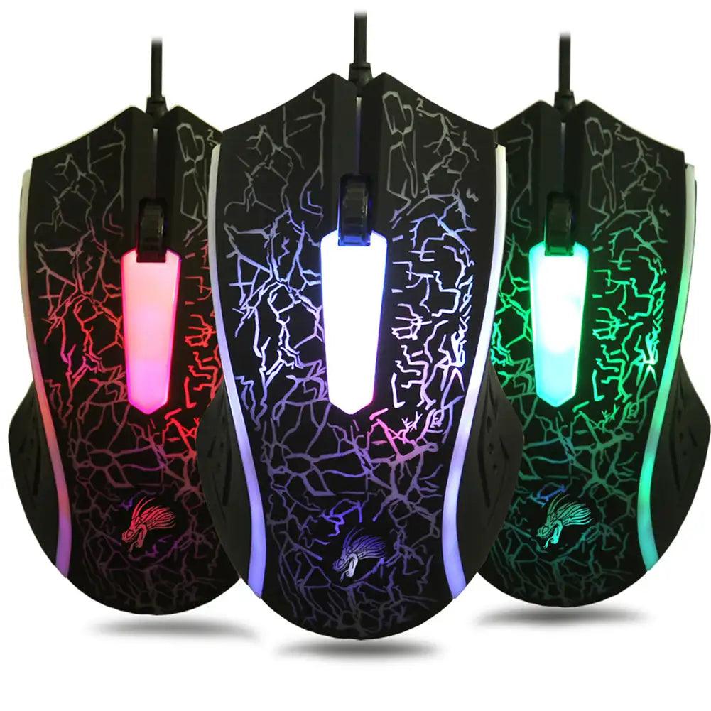 LED Gaming Mouse: Ultra-precise Ergonomic Design - Dota 2, LOL  ourlum.com   