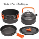 Lightweight Aluminum Camping Cookware Set for Outdoor Use