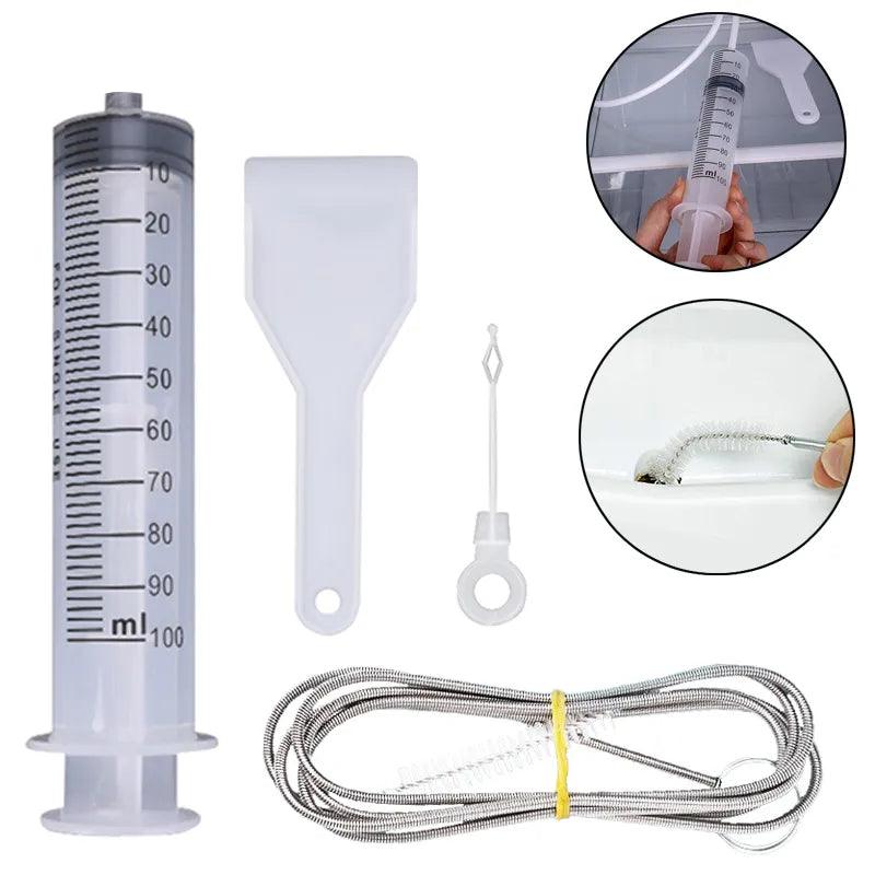 Refrigerator Drain Hole Cleaning Kit with 5 Tools for Household Maintenance  ourlum.com   