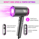 Sejoy High Speed Hair Dryer 1800W Compact Travel Blow Dryer