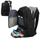 Outdoor backpack for travel, 50L waterproof camping backpack for women and men, backpack with shoe compartment  ourlum.com   