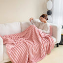 Soft Warm Imitation Rabbit Velvet Throw Blanket Cozy Plush