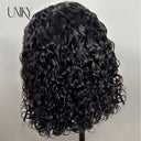 Premium Water Wave Deep Curly Bob Lace Wig 100% Remy Hair