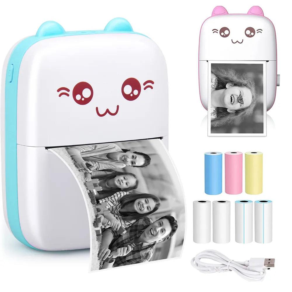 Portable Compact Bluetooth Printer for Kids Learning and Creativity  ourlum.com   