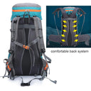 65L Camping Backpack Large Capacity Outdoor Climbing Bag Waterproof Mountaineering Hiking Trekking Sport Bags  ourlum.com   