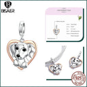 Cute Dog Charm Bead Pendant for Women DIY Bracelet Jewelry