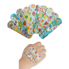Kids Waterproof Cartoon Band Aid Stickers: Cute Animal Hemostasis Bandages