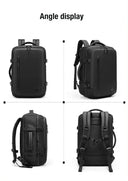 Expandable Airbag Backpack for Men 16 Inch Waterproof Bag