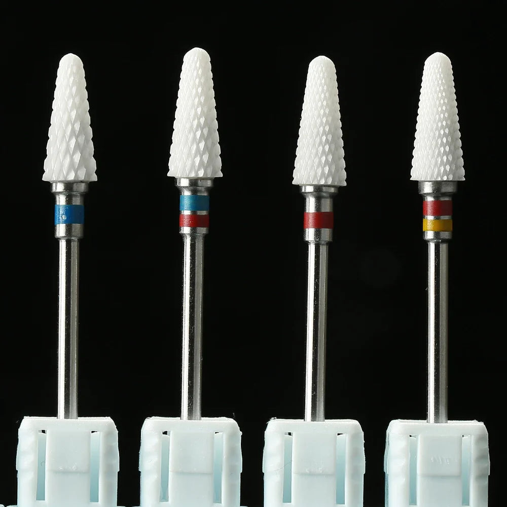 64 Types Ceramic Carbide Milling Cutter for Manicure Pedicure Rotary Nail Drill Bit Electric Manicure Drill Accessory Art Tools  ourlum.com   