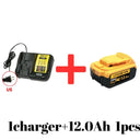 High-Capacity 20V Dewalt Lithium-Ion Batteries 6Ah 8Ah 12Ah