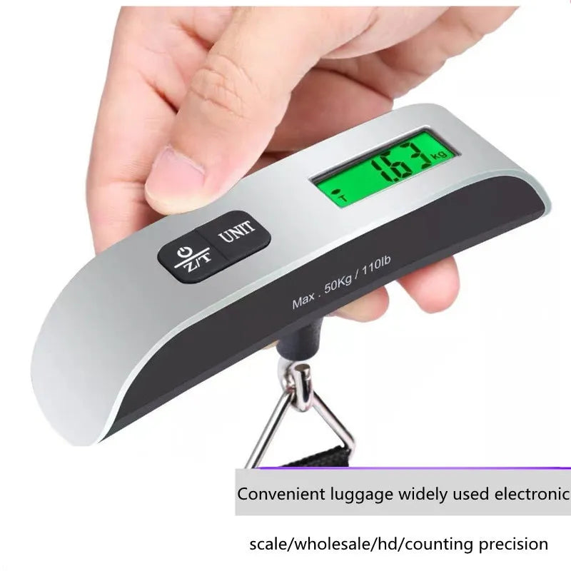 Portable Digital Luggage Scale LCD Display Hanging Suitcase Travel Weight Balance  ourlum.com   