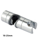 Adjustable Chrome Shower Head Holder Bracket for Easy Shower Experience  ourlum.com silver 18-25mm  