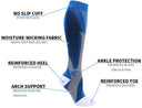 Unisex Compression Socks for Sports, Travel, and Recovery