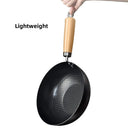 Eco-Friendly Non-Stick Cast Iron Wok Pan for Cookers