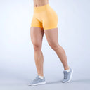 Women's Seamless Scrunch Butt Biker Shorts - Sexy Athletic Cycling & Yoga Shorts