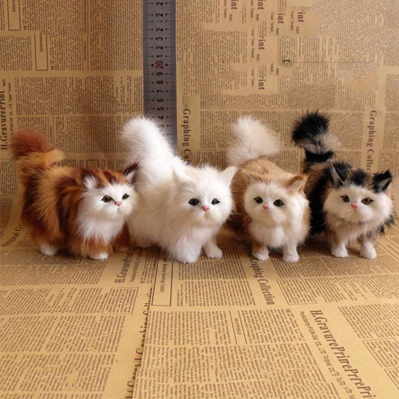 Realistic Simulation Cat Plush Toy - Educational and Decorative Gift for Kids and Girls  ourlum.com   