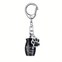 Pet Urns Keychain Dog/Cat for Ashes Cremation Jewelry