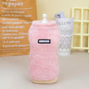 Winter Warm Fleece Pet Vest for Small-Medium Dogs Cats Cozy Stylish Comfort  ourlum.com 344 Pink S 