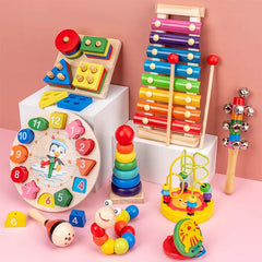 Montessori Wooden Puzzles: Educational Transportation Theme Toys