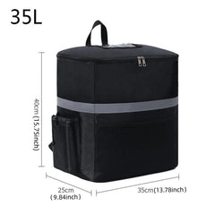 35L Extra Large Thermal Food Bag Cooler Bag Refrigerator Box Fresh Keeping Food Delivery Backpack Insulated Cool Bag