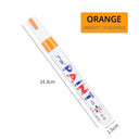 White Waterproof Automotive Tire Marker Pen - Precision Touch-Up Tool for Cars  ourlum.com Orange  