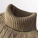 Men's Cozy Turtleneck Knit Sweater Winter Style Essential