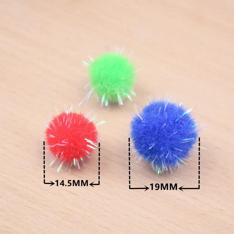 Hairball Christmas Tree Decoration Balls Educational DIY Toys Craft Accessories  ourlum.com   