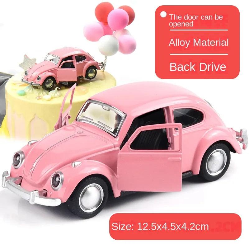 Alloy Car Model Beetle: Vintage Toy with Opening Doors - Nostalgic Charm  ourlum.com   