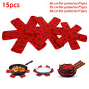 15-Piece Pot and Pan Protectors Set for Kitchen Organization