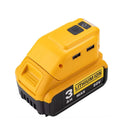 Dewalt DCB090 Power Converter Dual USB Adapter LED Light