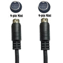 Mini Din 9-pin Male to 9-pin Male Audio Input Cable 1m 2m 3m Compatible Video Games Sound Cards Audio Equipment