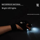 Night Light Waterproof Led Fishing Gloves Outdoor Tool