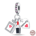 Charming Sterling Silver Red Heart Beads for Pandora Gifts