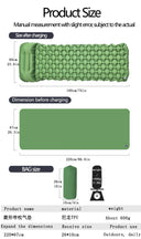 Outdoor Sleeping Pad Camping Inflatable Mattress Ultralight