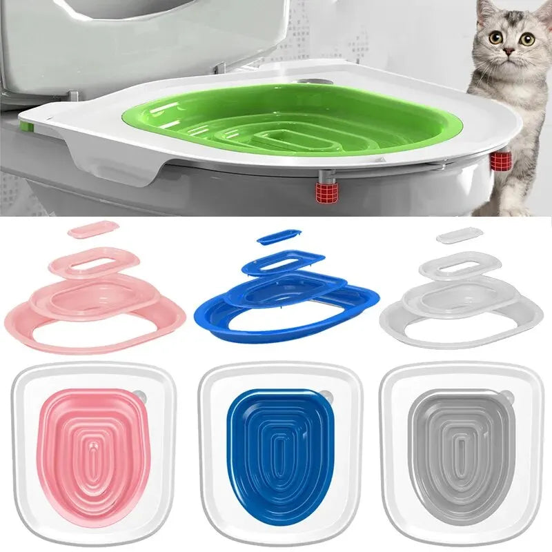 Cat Toilet Trainer: Self-Service Toilet Training for Cats  ourlum.com   