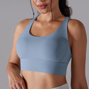 Women's High Stretch Yoga Bra Tank Top for Gym Workouts